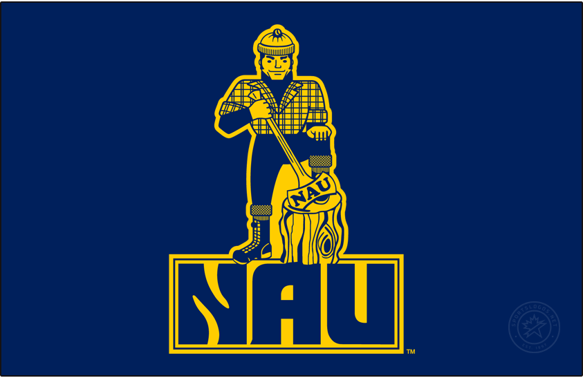 Northern Arizona Lumberjacks 1978-1987 Alt on Dark Logo diy iron on heat transfer